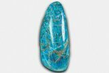 Free-Standing, Polished Blue Apatite - Madagascar #361781-1